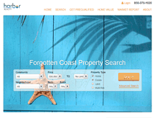 Tablet Screenshot of myharborrealty.com